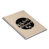Harry Potter | Toverkaart Betovering Typography Notitieboek (Rechterzijde)