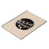 Harry Potter | Toverkaart Betovering Typography Notitieboek (Linkerzijde)