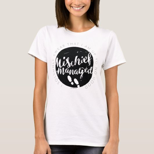 Harry Potter | Toverkaart Spreuken Typography T-shirt (Voorkant)