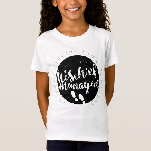 Harry Potter | Toverkaart Spreuken Typography T-shirt (Voorkant)