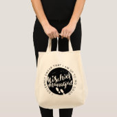Harry Potter | Toverkaart Spreuken Typography Tote Bag (Voorkant (product))