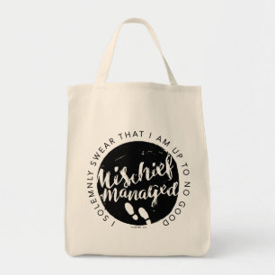 Harry Potter Toverkaart Spreuken Typography Tote Bag