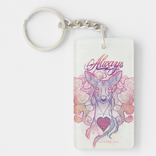 Harry Potter toverspreuk | "Altijd" doe Patronus Sleutelhanger (Voorkant)