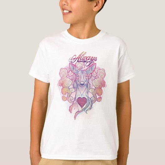 Harry Potter toverspreuk | "Altijd" doe Patronus T-shirt (Voorkant)