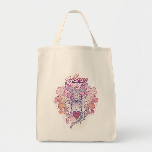 Harry Potter toverspreuk | "Altijd" doe Patronus Tote Bag (Voorkant)