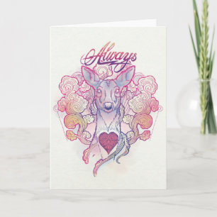 Harry Potter toverspreuk "Always" Doe Patronus Kaart