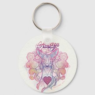 Harry Potter toverspreuk   "Always" doe Patronus Sleutelhanger