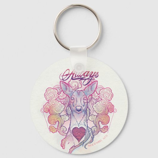 Harry Potter toverspreuk | "Always" doe Patronus Sleutelhanger (Voorkant)