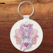 Harry Potter toverspreuk | "Always" doe Patronus Sleutelhanger (Voorkant)