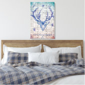 Harry Potter toverspreuk | EXPECTO PATRONUM™Herten Canvas Afdruk (Insitu (Slaapkamer))