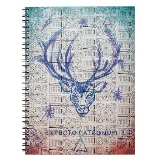 Harry Potter toverspreuk | EXPECTO PATRONUM™Herten Notitieboek (Voorkant)