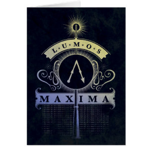 Harry Potter toverspreuk Lumos Maxima Grafisch