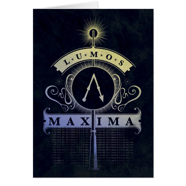 Harry Potter toverspreuk | Lumos Maxima Grafisch (Voorkant)