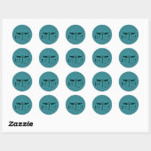 Harry Potter toverspreuk | Vliegende Sleutels Ronde Sticker (Vel)