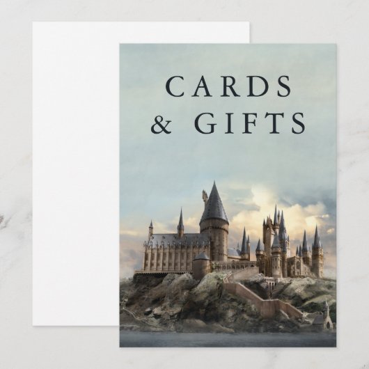 Harry Potter Trouwkaarten & Cadeaubordje Kaart (Voorkant / Achterkant)