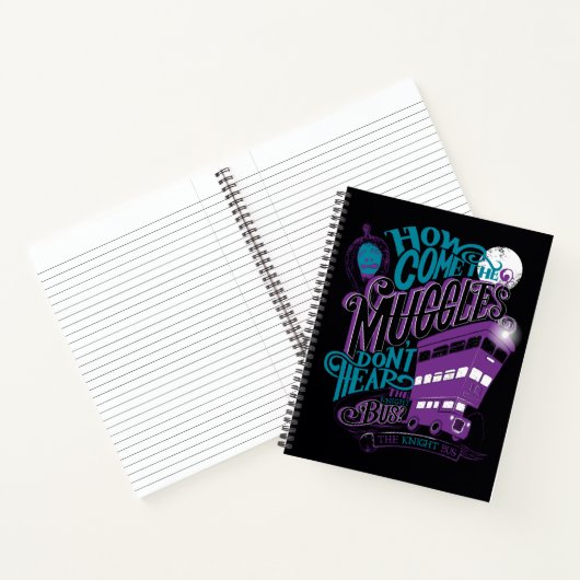 Harry Potter| Typografie van Knight Bus Notitieboek (Binnen)