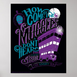 Harry Potter  Typografie van Knight Bus Poster