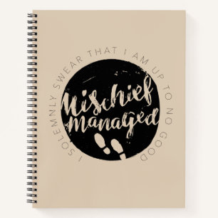 Harry Potter Typografie van Marauder's Map Notitieboek