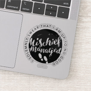 Harry Potter  Typografie van Marauder's Map Sticker