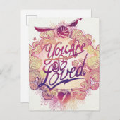 Harry Potter | U bent zo geliefd Briefkaart (Voorkant / Achterkant)