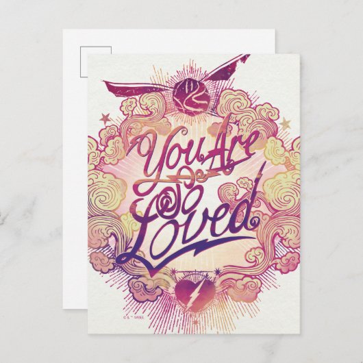 Harry Potter | U bent zo geliefd Briefkaart (Voorkant / Achterkant)