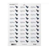 HARRY POTTER™ Uil Hedwig bezorgt vakantiebrief Etiket (Full Sheet)