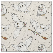Harry Potter | Uil Hedwig-patroon Stof (Swatch)