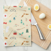 Harry Potter | Vakantiepatroon voor feestdagen Theedoek (Quarter Fold)