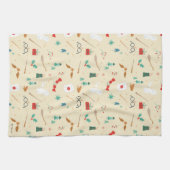 Harry Potter | Vakantiepatroon voor feestdagen Theedoek (Horizontaal)