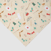 Harry Potter | Vakantiepatroon voor feestdagen Tissuepapier (Detail)