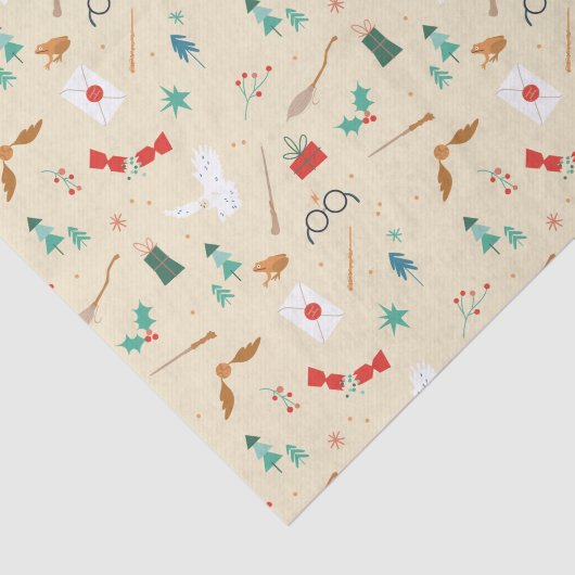 Harry Potter | Vakantiepatroon voor feestdagen Tissuepapier (Detail)