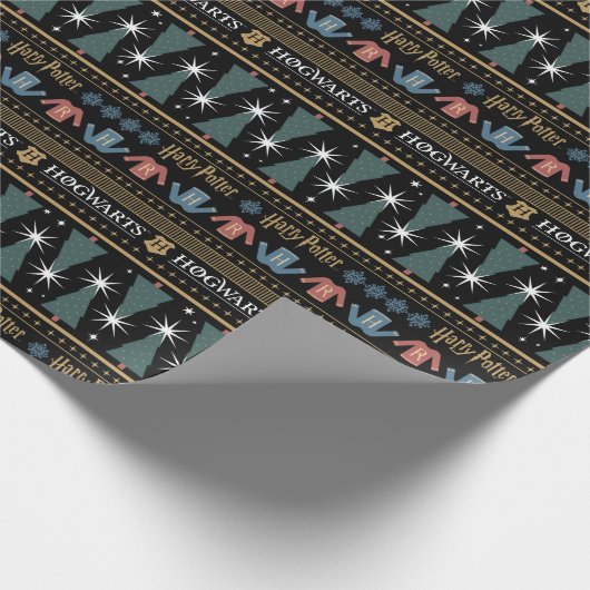 HARRY POTTER™ vakantietrui Patroon Cadeaupapier (Hoek)