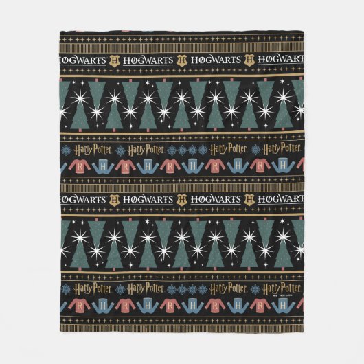 HARRY POTTER™ vakantietrui Patroon Fleece Deken (Voorkant)