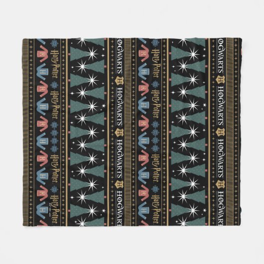 HARRY POTTER™ vakantietrui Patroon Fleece Deken (Voorkant (Horizontaal))