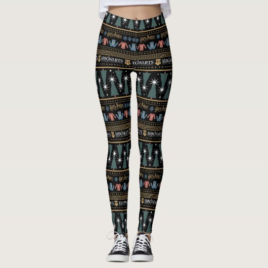 HARRY POTTER™ vakantietrui Patroon Leggings (Voorkant)
