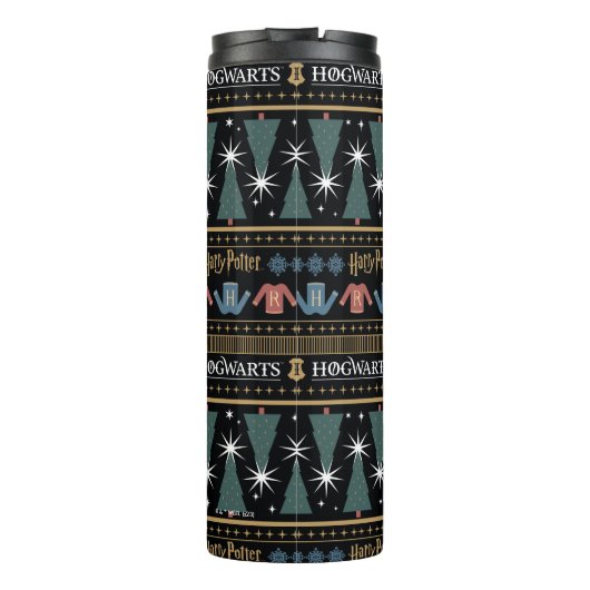 HARRY POTTER™ vakantietrui Patroon Thermosbeker (Achterkant)