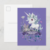 Harry Potter | Verboden bos Unicorn Graphic Briefkaart (Voorkant / Achterkant)