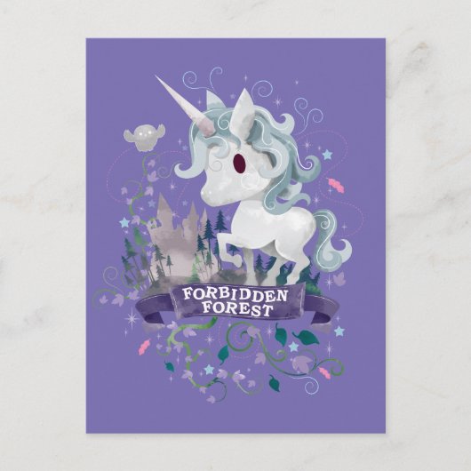 Harry Potter | Verboden bos Unicorn Graphic Briefkaart (Voorkant)