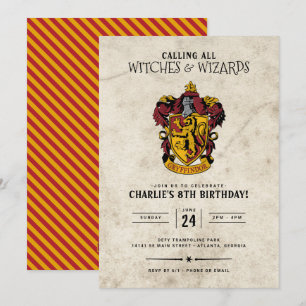 Harry Potter Verjaardag   Gryffindor Kaart