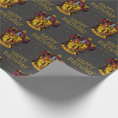 Harry Potter Verjaardag | Gryffindor Schoolbord Cadeaupapier (Hoek)