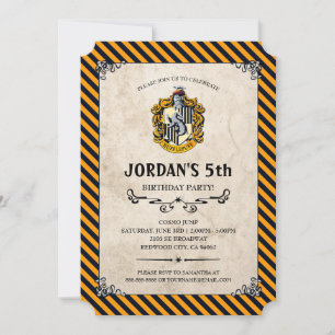 Harry Potter Verjaardag   Hufflepuff Kaart