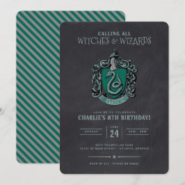 Harry Potter Verjaardag | Slytherin Schoolbord Kaart