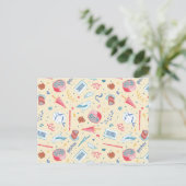 HARRY POTTER™ Verjaardagsfeest Patroon Briefkaart (Staand voorkant)