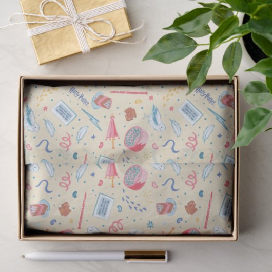 HARRY POTTER™ Verjaardagsfeest Patroon Tissuepapier (Geschenk)