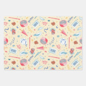 HARRY POTTER™ Verjaardagsfeestpatroon Inpakpapier Vel (Voorkant)