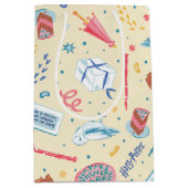 HARRY POTTER™ Verjaardagsfeestpatroon Medium Cadeauzakje (Voorkant)