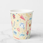 HARRY POTTER™ Verjaardagsfeestpatroon Papieren Bekers (Achterkant)