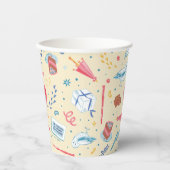 HARRY POTTER™ Verjaardagsfeestpatroon Papieren Bekers (Voorkant)