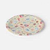 HARRY POTTER™ Verjaardagsfeestpatroon Papieren Bordje (Gekanteld)