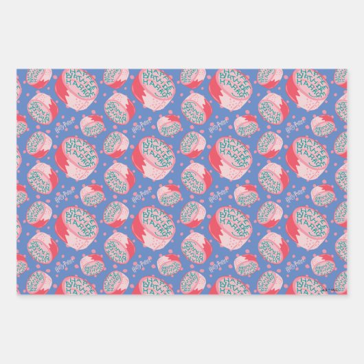 HARRY POTTER™ verjaardagstaart patroon Inpakpapier Vel (Voorkant 3)